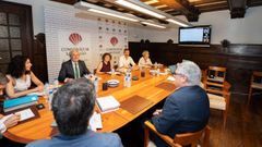 Imaxe da reuni�n do consello de administraci�n do Consorcio, que onte reuniu tam�n � s�a comisi�n executiva.
