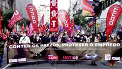 Protesta en Vigo por la subida de precios
