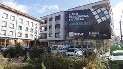 Diglo, inmobiliaria del Banco Santander, comercializa un terreno en A Pobra.