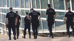 Agentes de la Unidad de Intervenci&oacute;n Policial (UIP), en Santiago, en una imagen de archivo.