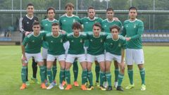 Alineaci�n del Vetusta ante el Caudal