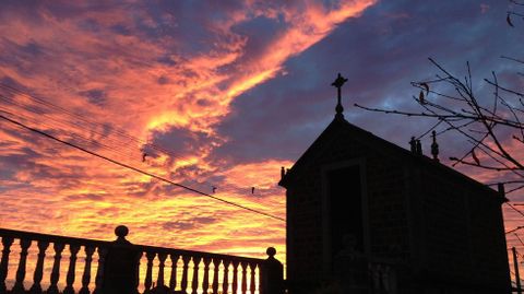 Puesta de sol en A Laracha.