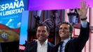 Pablo Casado y Juanma Moreno en la convencio�n del PP