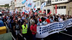 Mari�anos ya se manifestaron en Viveiro por una tarifa el�ctrica que no ponga en peligro Alcoa San Cibrao.