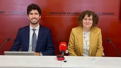 Iago Lesteg�s present� la iniciativa este mi�rcoles con la alcaldesa, Goretti Sanmart�n.
