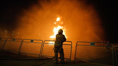 Quema de la falla de San Xon en A Corua