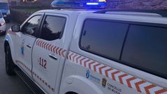 Vehículo de Protección Civil de Muxía, en una foto de archivo