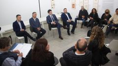 Reuni�n del coworking de A Mari�a, en Mondo�edo