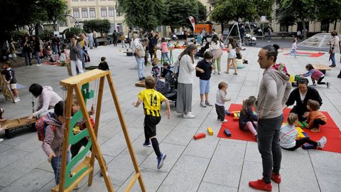 Talleres infantiles en el Campo da Lea