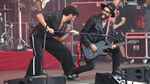 Momento del concierto de Siloé en O Son do Camiño.