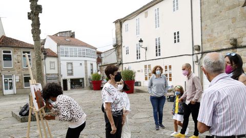 Concurso de pintura al aire libre en Noia 2021