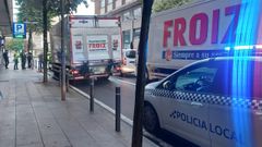 Accidente sin heridos en la r�a Frei Rosendo Salvado
