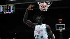Mouhamet Diouf, anotando.