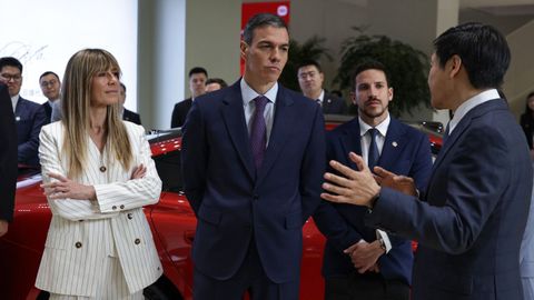 El presidente del Gobierno, Pedro S&aacute;nchez, en China, donde se encuentra en visita oficial junto a su esposa, Bego&ntilde;a G&oacute;mez.