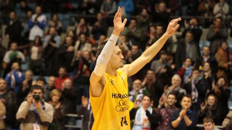 El jugador, en su �ltima visita a Sar como jugador del Herbalife