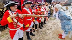 Conmemoraci�n de la batalla de Rande, en una imagen de archivo