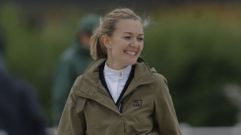 Marta Ortega, en el concurso h�pico Casas Novas en julio del 2015