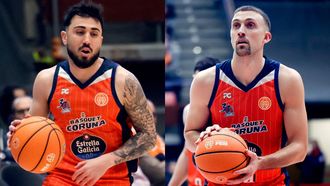 D�dac Cuevas y Joe Cremo, base y escolta del Leyma Coru�a.