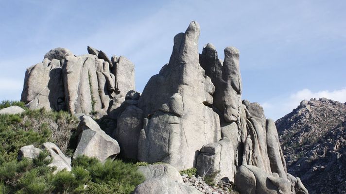 Rocas gran�ticas en el monte Pindo.