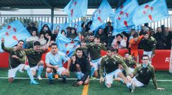 Los jugadores del Celta Integra, en el torneo del pasado fin de semana en Madrid.