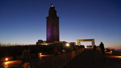 La Torre de H�rcules, en la edici�n del a�o pasado del circuito Coru�a Corre.