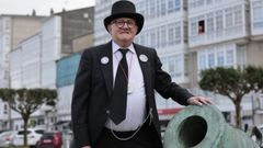 Javier Golpe Orol, Canea, nos Xard�ns Noriega Varela, exercer� este m�rcores de �concelleiro do Lixo� no Enterro da Sardi�a de Viveiro