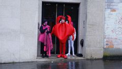 La borrasca Laura agua el entroido a los gallegos