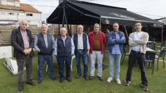 La junta directiva de la asociaci�n de empresarios, ayer.