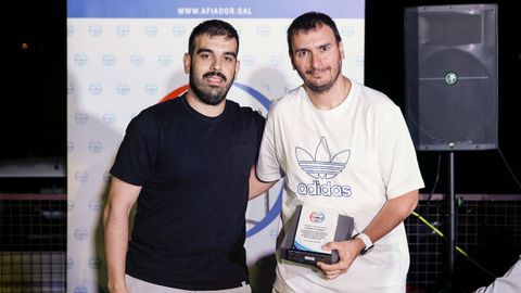 Todas las imágenes de la fiesta de fin de curso de Afiador.Fran Rodríguez destacó el trabajo de Rubén Cid en el cuadro técnico del Estrela Futsal