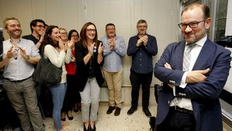 Antonio L&oacute;pez, en una foto de archivo, tras imponerse en las elecciones del 2018 a Juan Via&ntilde;o