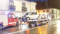 La gr�a retir� el coche unas dos horas y media despu�s del accidente