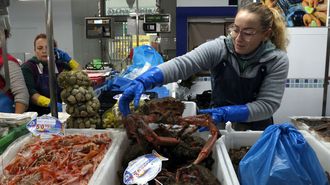 Rosi Blanco Carreño, pescantina de Noia