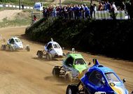 El p�blico acudi� en masa para seguir en directo las carreras en el circuito carball�s.