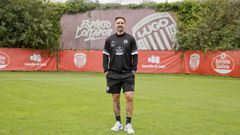 Borja Fern�ndez en las instalaciones de entrenamiento del CD Lugo en O Ceao