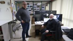 El ingeniero Juan Carlos Trillo, administrador de la firma, con el arquitecto Luis Cabezas
