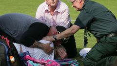 Mattek Sands sufre grave lesi�n en Wimbledon