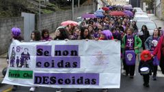 Manifestaci�n por las calles de Vilalba