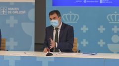 El conselleiro de Educaci�n, Rom�n Rodr�guez, present� el plan de ense�anza virtual para hacer frente a un posible cierre de aulas completas