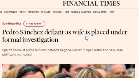 La noticia en Financial Times