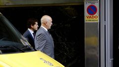 Gorriar�n, a su llegada a la Audiencia