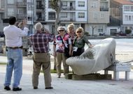En las calles de O Grove se nota este verano la animaci�n que llega con los turistas. 