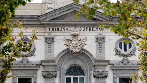 Fachada del Tribunal Supremo.
