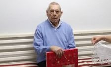 Imagen tomada en mayo del 2020, durante la entrega de un obsequio por su 100 cumplea�os