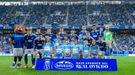 Once inicial del Real Oviedo ante el Eibar