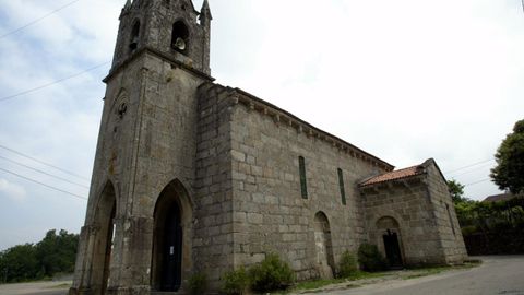 Iglesia parroquial de Angoares, en Ponteareas
