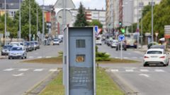 El radar de la avenida de Madrid ya est� reparado, pero a�n no funciona.
