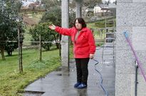 Rodrigo Bouzada vive en Aios, en la imagen una de sus t�as, donde tambi�n Inelsa tiene su sede. 