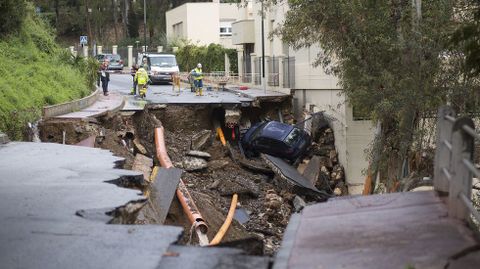 Tromba de agua y granizo en M�laga