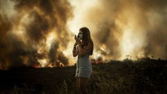 El fuego castiga Ourense