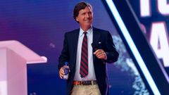 Tucker Carlson durante un evento en una imagen de archivo.